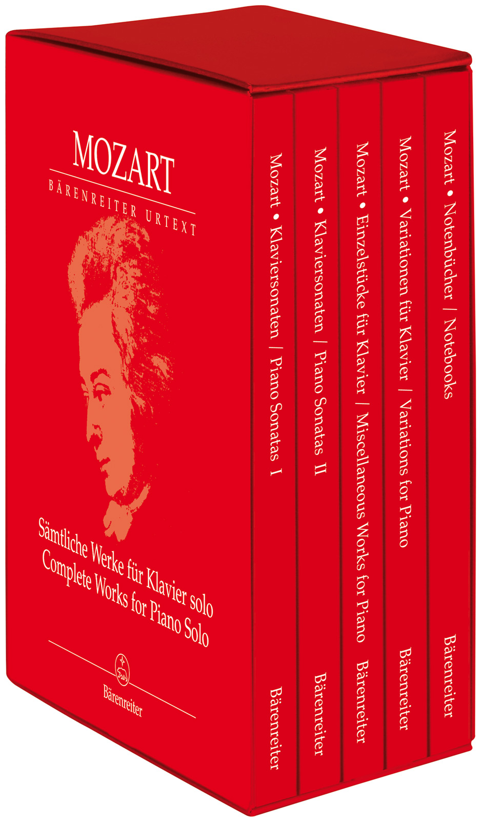 MOZART W.A. - OBRA COMPLETA PARA PIANO (5 VOLUMENES) URTEXT