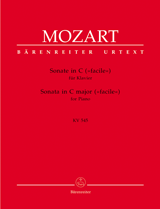 MOZART W.A..- SONATA DO M FACIL K.V.545 URTEXT DIGITADA