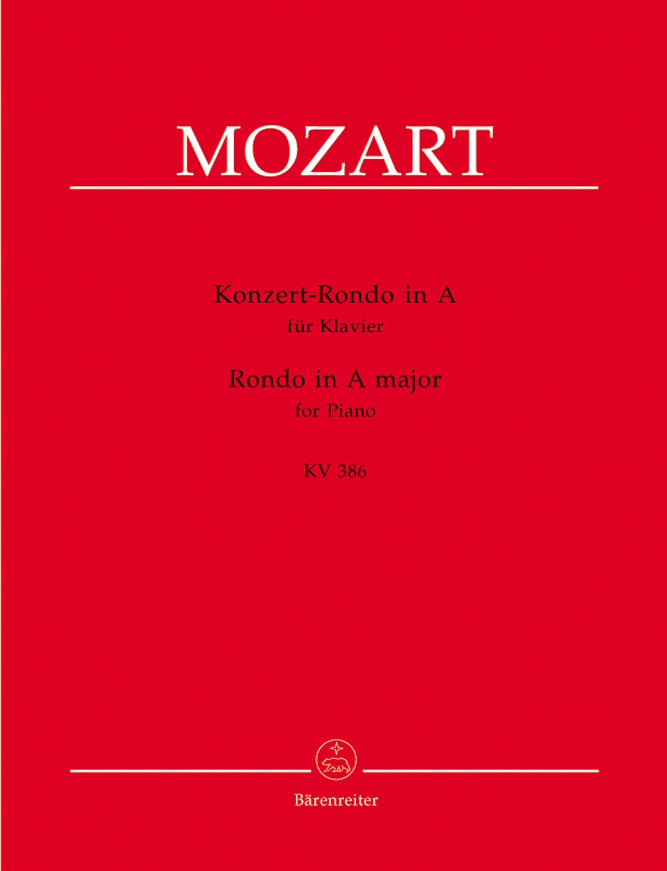 MOZART W.A.- CONCIERTO RONDO LA M K.V.386
