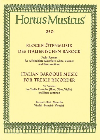 ALBUM - BARROCO ITALIANO FLAUTA DE PICO -