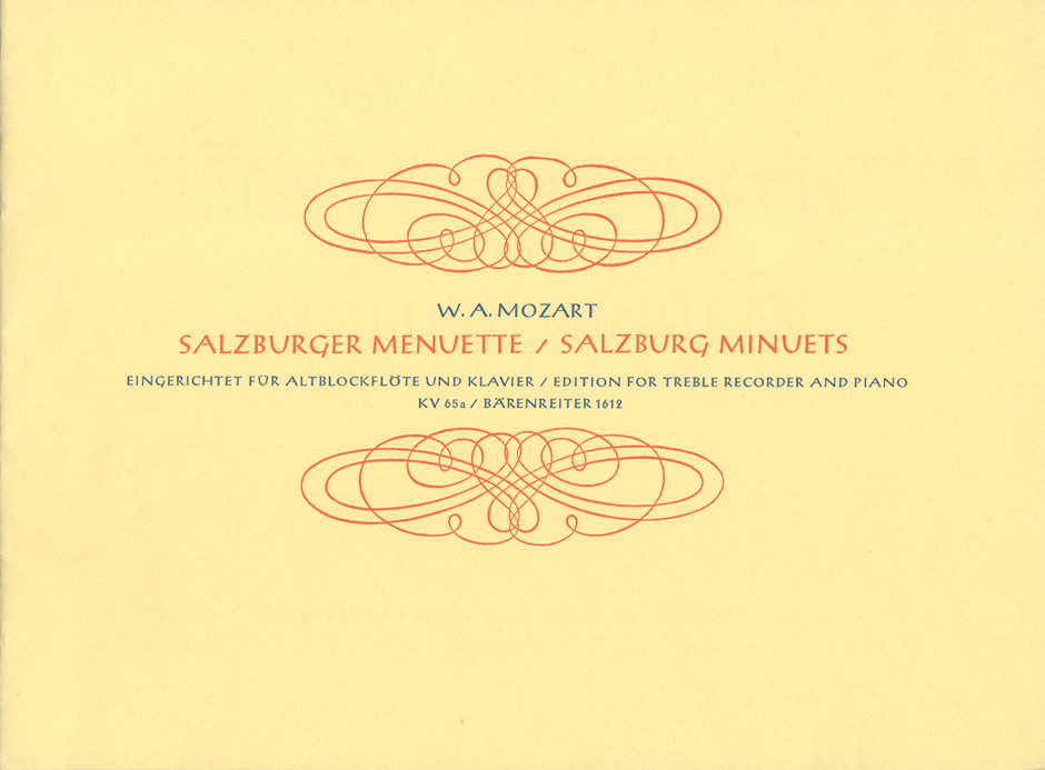 MOZART W.A. - SALZBURG MENUET - KV.65A