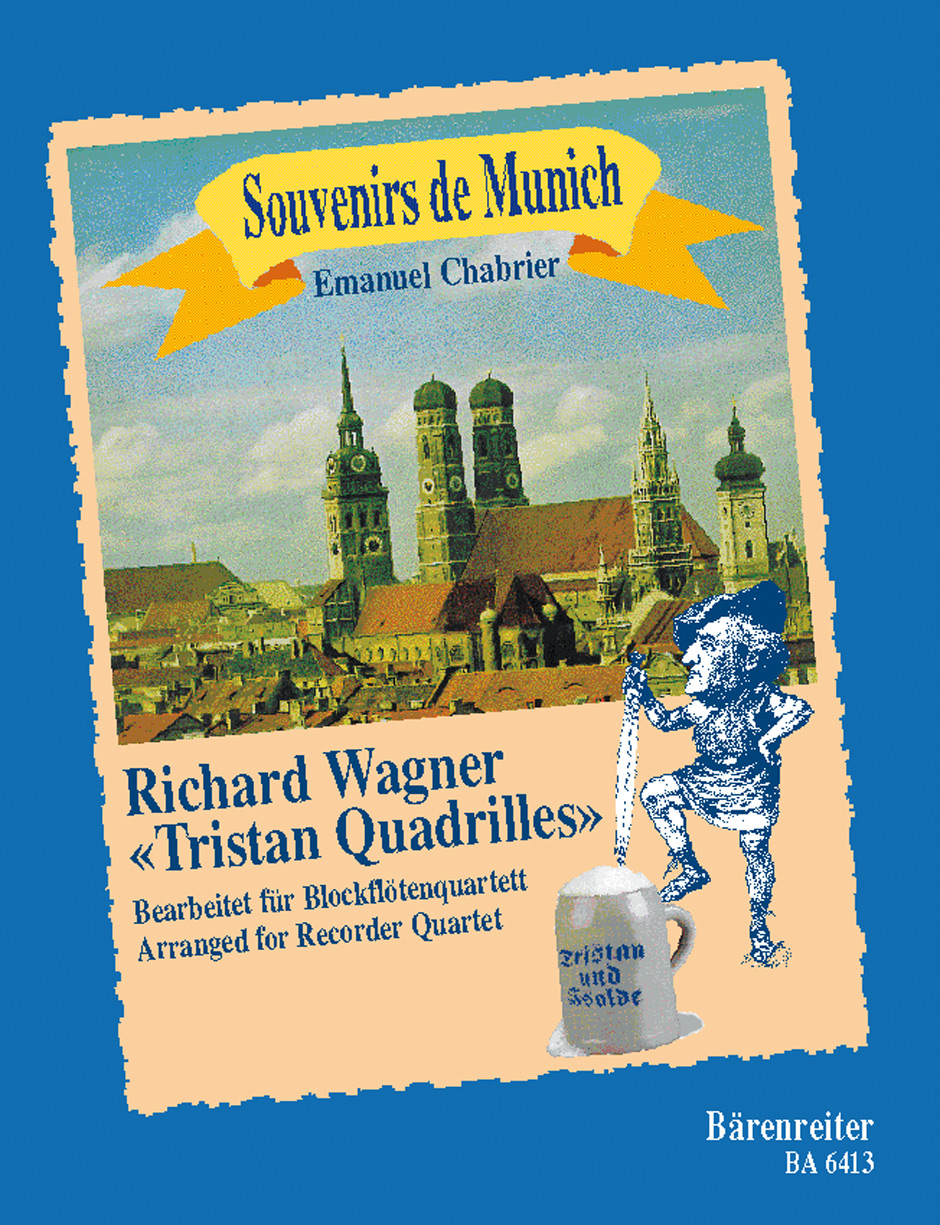 CHABRIER E. - SOUVENIRS DE MUNICH (SC+PT)         4FLD -