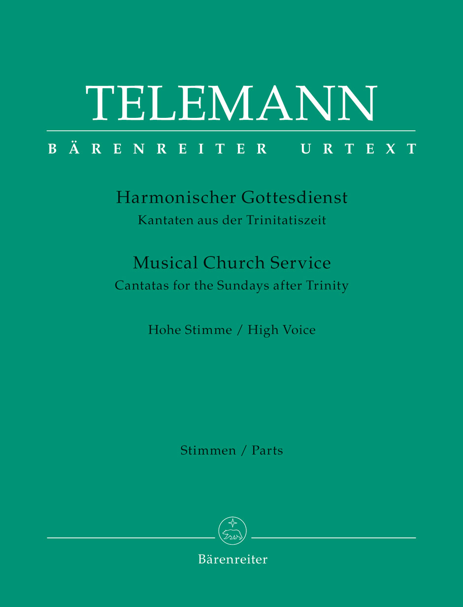 TELEMANN.- Musical church service (Hohe stimme/High Voice)