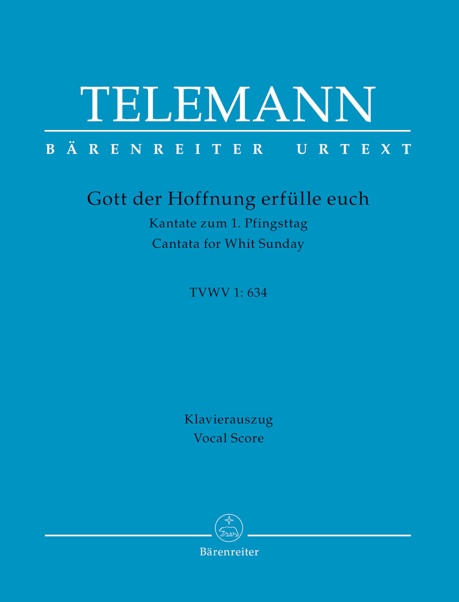 TELEMANN G.P.- GOTT DER HOFFNUNG ERFULLE EUNG TVWV 1:634