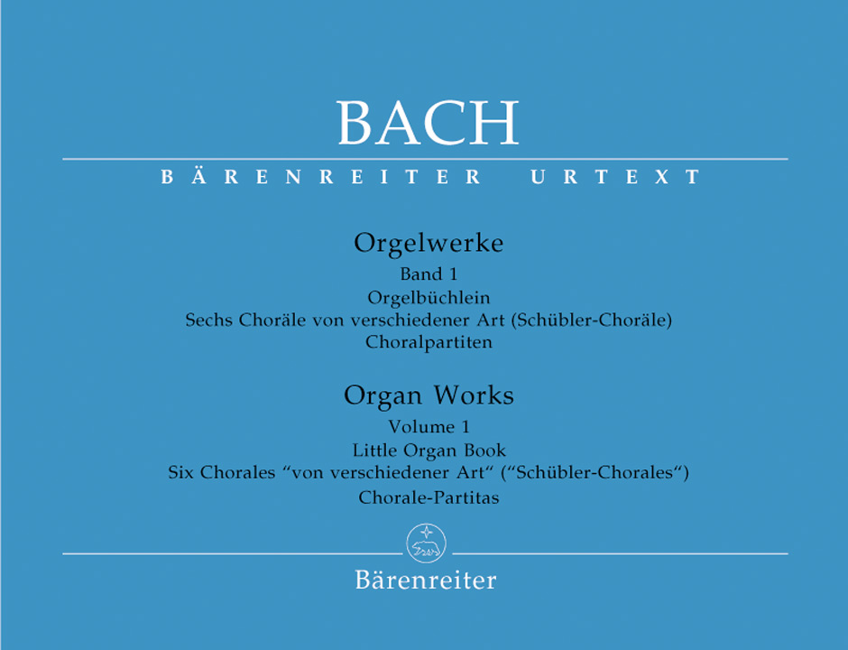 BACH J.S. - OBRA PARA ORGANO V.1 URTEXT + DESCARGA