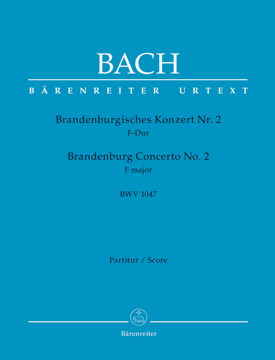 BACH J.S. - CONCIERTO DE BRANDENBURGO Nº2 FA M (UT) - BWV.1047