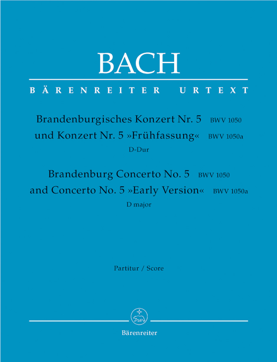 BACH J.S. - CONCIERTO DE BRANDENBURGO Nº5 RE M (UT) - BWV.1050