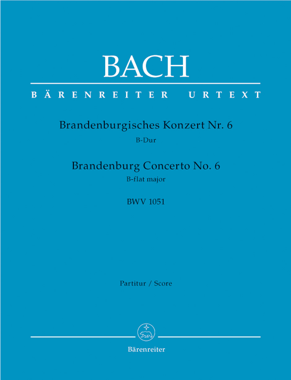 BACH J.S. - CONCIERTO DE BRANDENBURGO Nº6 SI M (UT) - BWV.1051