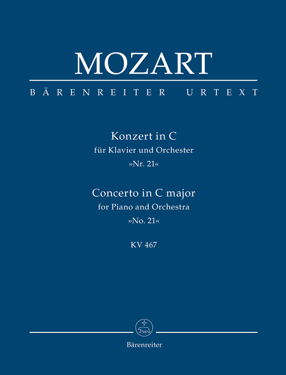 MOZART W.A. - CONCIERTO Nº21 DO M (P) URTEXT - KV.467