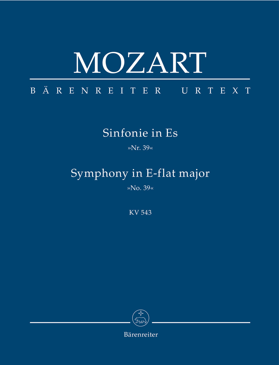 MOZART W.A. - SINFONIA Nº39 MIb M URTEXT - KV.543