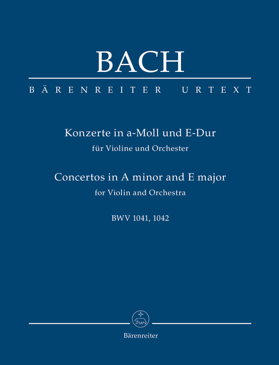 BACH J.S. - CONCIERTOS Nº1/2 LA m/MI M URTEXT - BWV.1041/1042 (BOLSILLO)