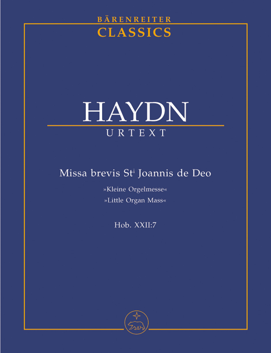 HAYDN J. - MISA BREVE HONOR A SAN JUAN DE DIOS (UT) - HOB.XXII:7