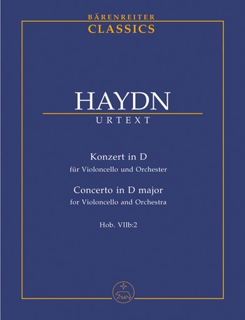 HAYDN J. - CONCIERTO RE M HOB.VIIIB:2 VIOLONCHELO URTEXT -(BOLSILLO)