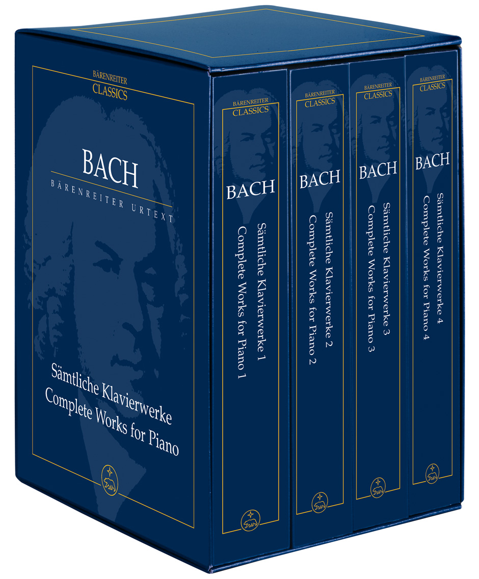 BACH J.S. - OBRAS COMPLETAS PARA PIANO (4 VOLS) (UT) -