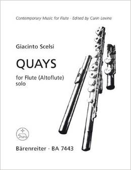 SCELSI G. - QUAYS FLAUTA ALTO SOLA