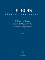 DUBOIS T. - OBRAS COMPLETAS DE ORGANO V.4 URTEXT