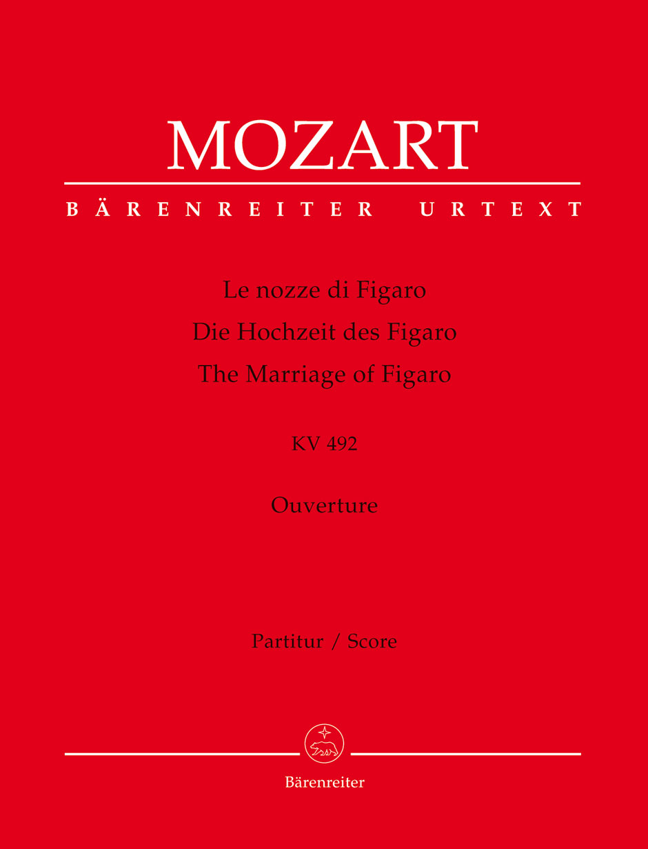 MOZART W.A. - OBERTURA BODAS DE FIGARO KV492 URTEXT