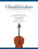 ALBUM - CELLO RECITAL FIRST POSITION V. 2 SASSMANHAUS TRADITION