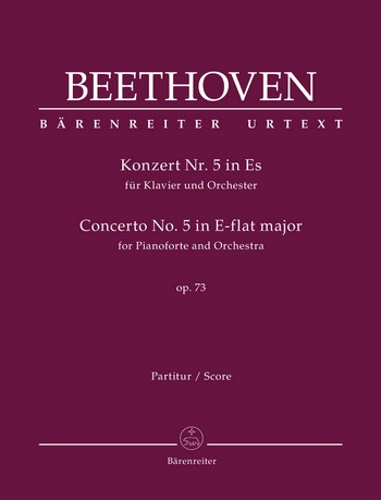 BEETHOVEN L.V. - CONCIERTO PIANO Nº 5 MIb M OP.73 URTEXT