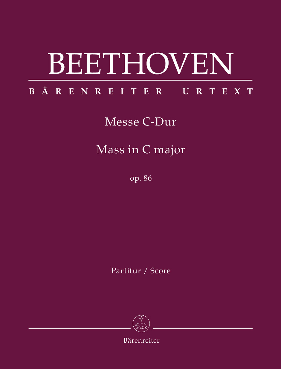 BEETHOVEN L.V. - MISSA DO M OP.86 URTEXT