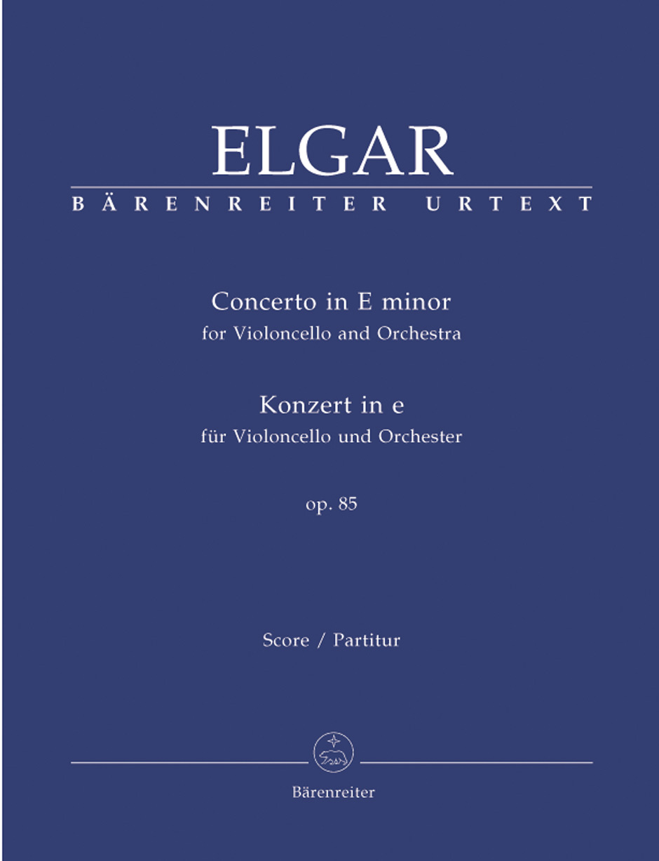 ELGAR E. - CONCIERTO MI m OP.85 VIOLONCHELO (DIRECTOR) URTEXT
