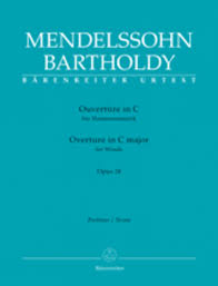 MENDELSSOHN F. - OBERTURA DO M PARA VIENTOS OP.24 URTEXT  (SOLO LAS PARTES)
