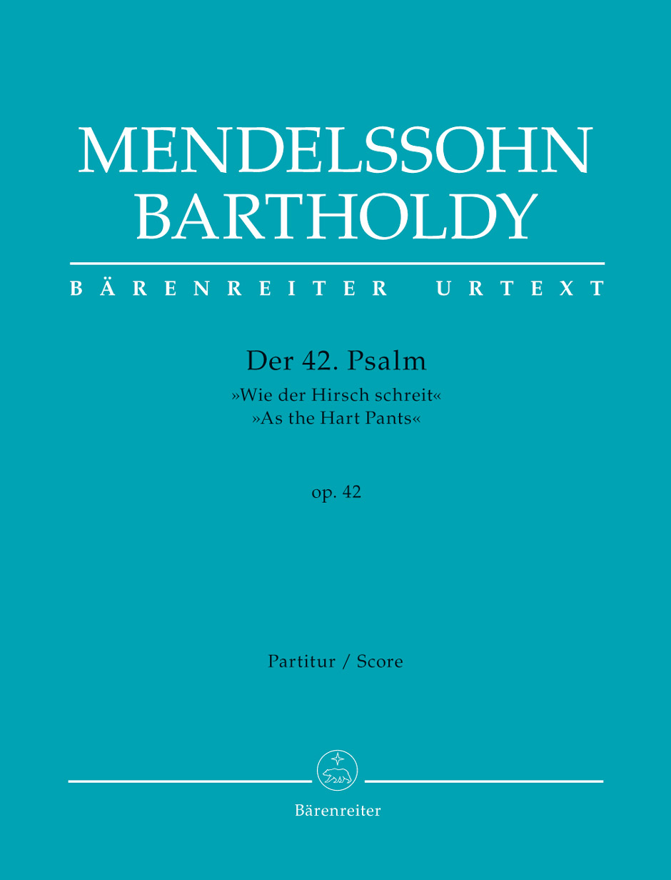 MENDELSSOHN F. - SALMO 42 - OP.42 WIE DER HIRSCH SCHREIT URTEXT