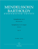 MENDELSSOHN F. - SINFONIA Nº 4 LAM OP.90 ITALIANA