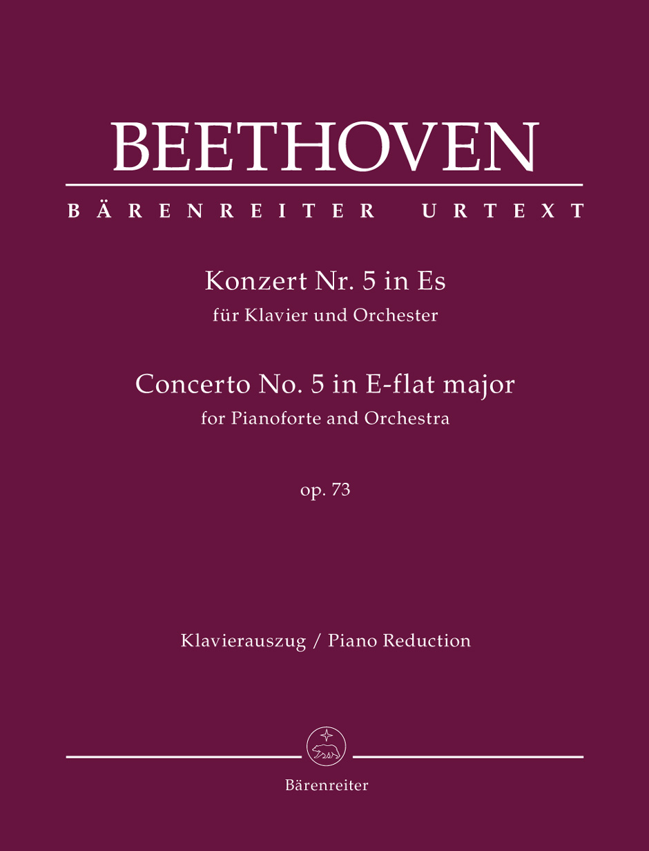 BEETHOVEN L.V. - CONCIERTO PIANO Nº 5 MI bM OP.73 URTEXT