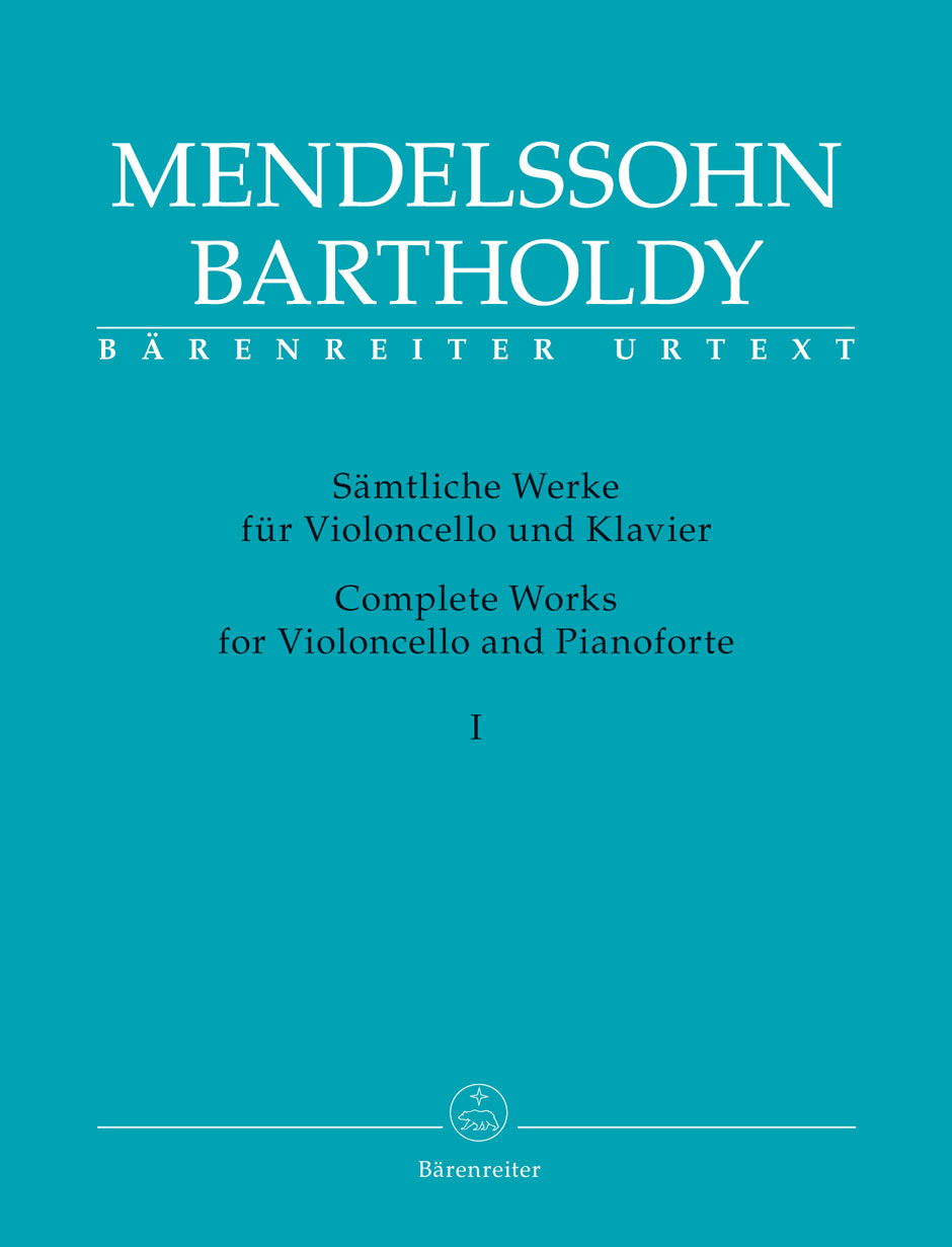 MENDELSSOHN F. - OBRAS VIOLONCHELO V.1 URTEXT