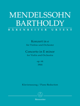 MENDELSSOHN F. - CONCIERTO MI m OP.64 -1844 - URTEXT