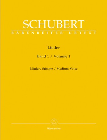 SCHUBERT F.- LIEDER V.1 VOZ MEDIA URTEXT