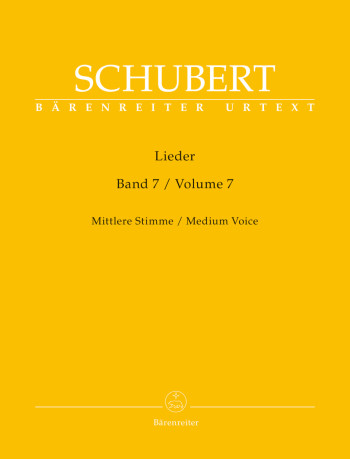 SCHUBERT F. - LIEDER V.7 VOZ MEDIA (URTEXT)