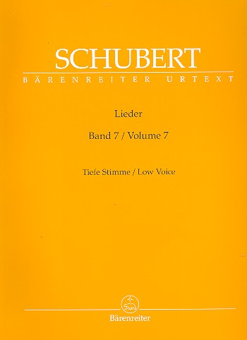 SCHUBERT F. - LIEDER V.7 VOZ GRAVE URTEXT