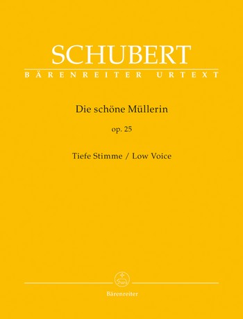 SCHUBERT F. - BELLA MOLINERA - OP.25 (LOW VOICE)