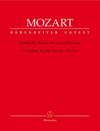 MOZART W.A. - OBRA COMPLETA PARA 2 PIANOS URTEXT