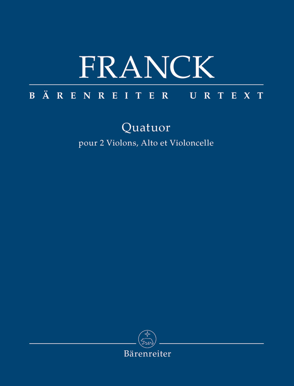 FRANCK C. - CUARTETO RE M (PT)  URTEXT            2V/VA/VC -