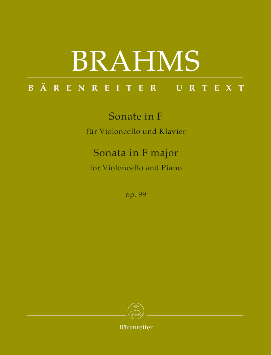BRAHMS J. - SONATA FAM OP.99 VIOLONCHELO URTEXT