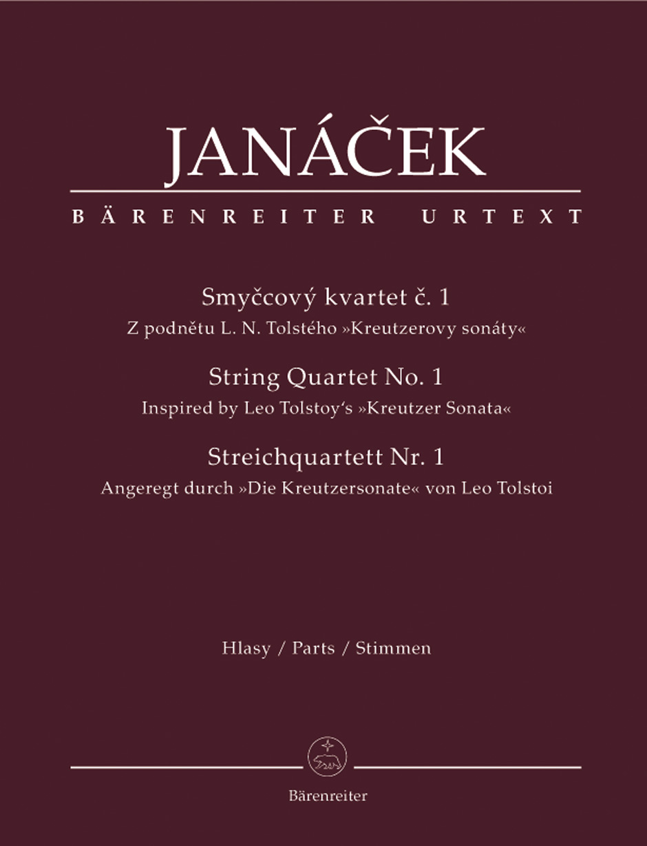 JANACEK L. - CUARTETO DE CUERDA Nº 1 URTEXT "TOLSTOY KREUTZER"