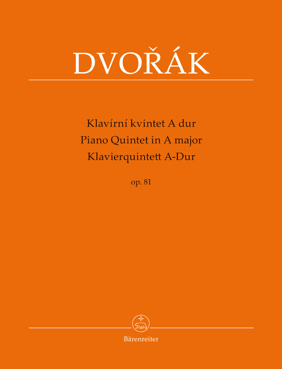 DVORAK A. - QUINTETO CON PIANO LA M - OP.81