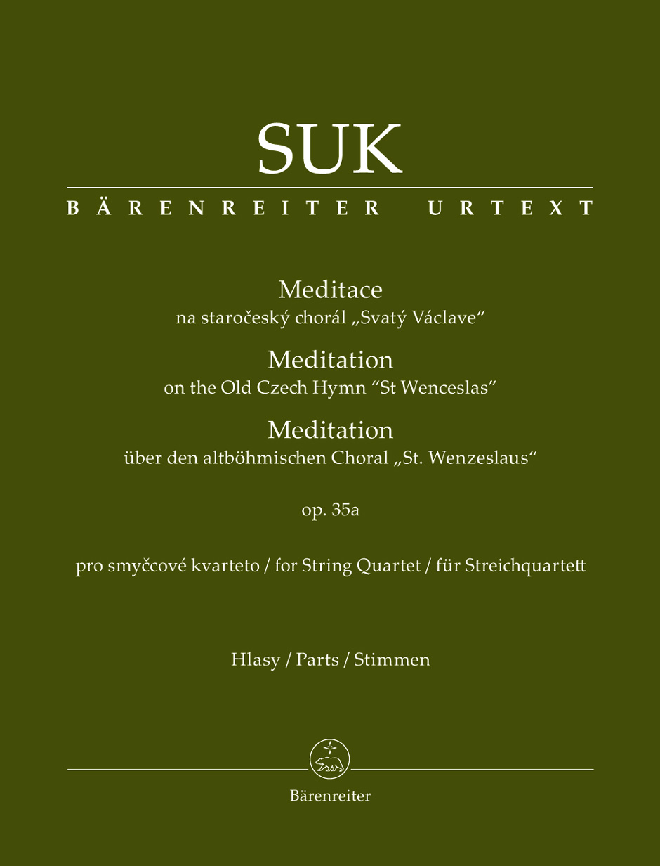 SUK J. - MEDITACION OP.35A CUARTETO URTEXT