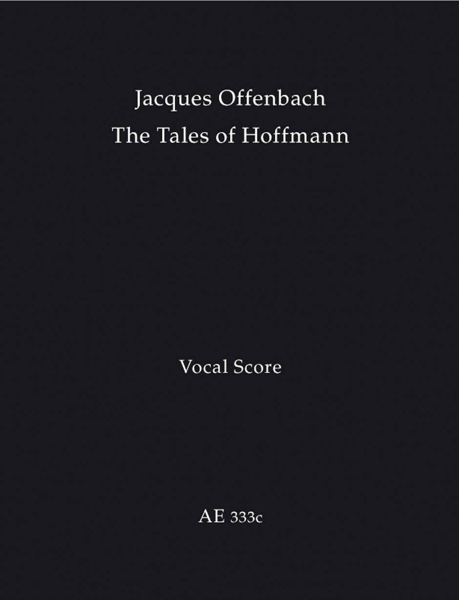 OFFENBACH J. - CUENTOS DE HOFFMANN (CP) INGLES/FRANCES