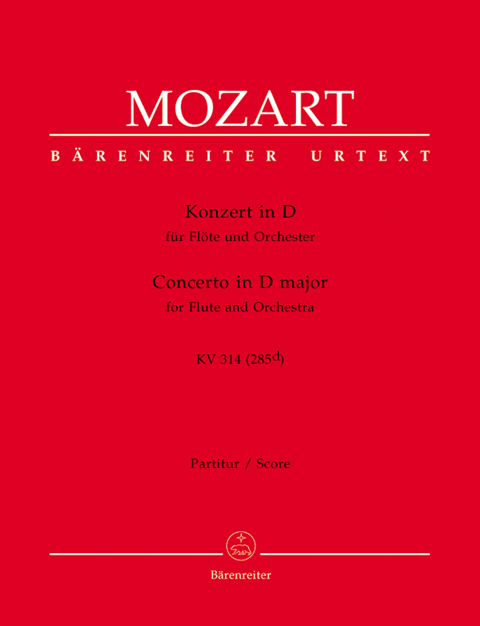 MOZART W.A. - CONCIERTO RE M KV 314 (285D) ORQUESTA