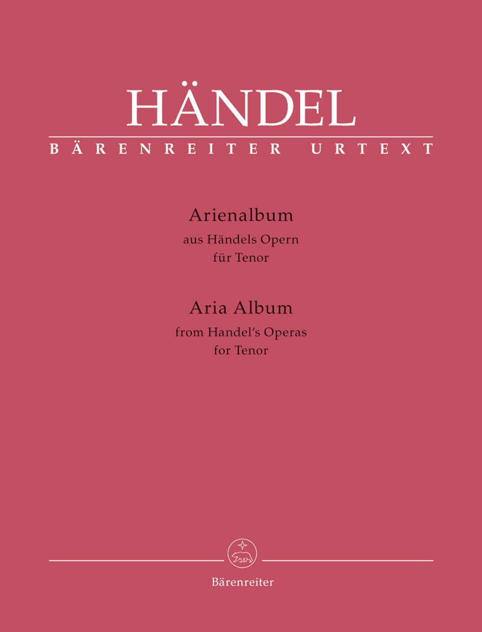 HANDEL G.F. - ALBUM ARIAS OPERA TENOR URTEXT