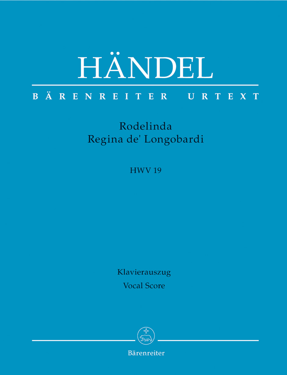 HANDEL G.F. - RODELINDA REGINA DE LONGOBARDI HWV 19 (CP) URTETXT