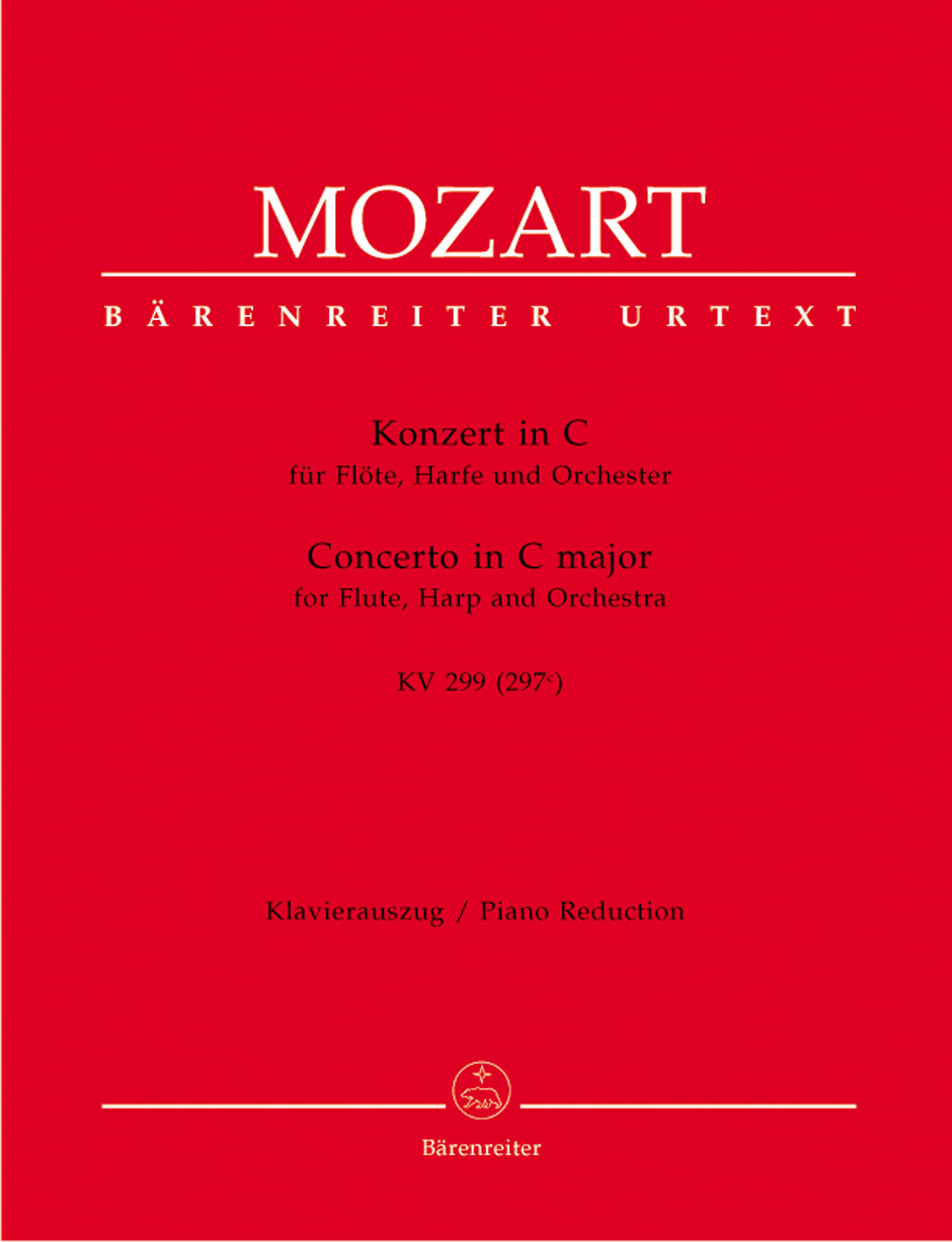 MOZART W.A.- CONCIERTO DO M KV.299 (FLAUTA/ARPA/PIANO) URTEXT