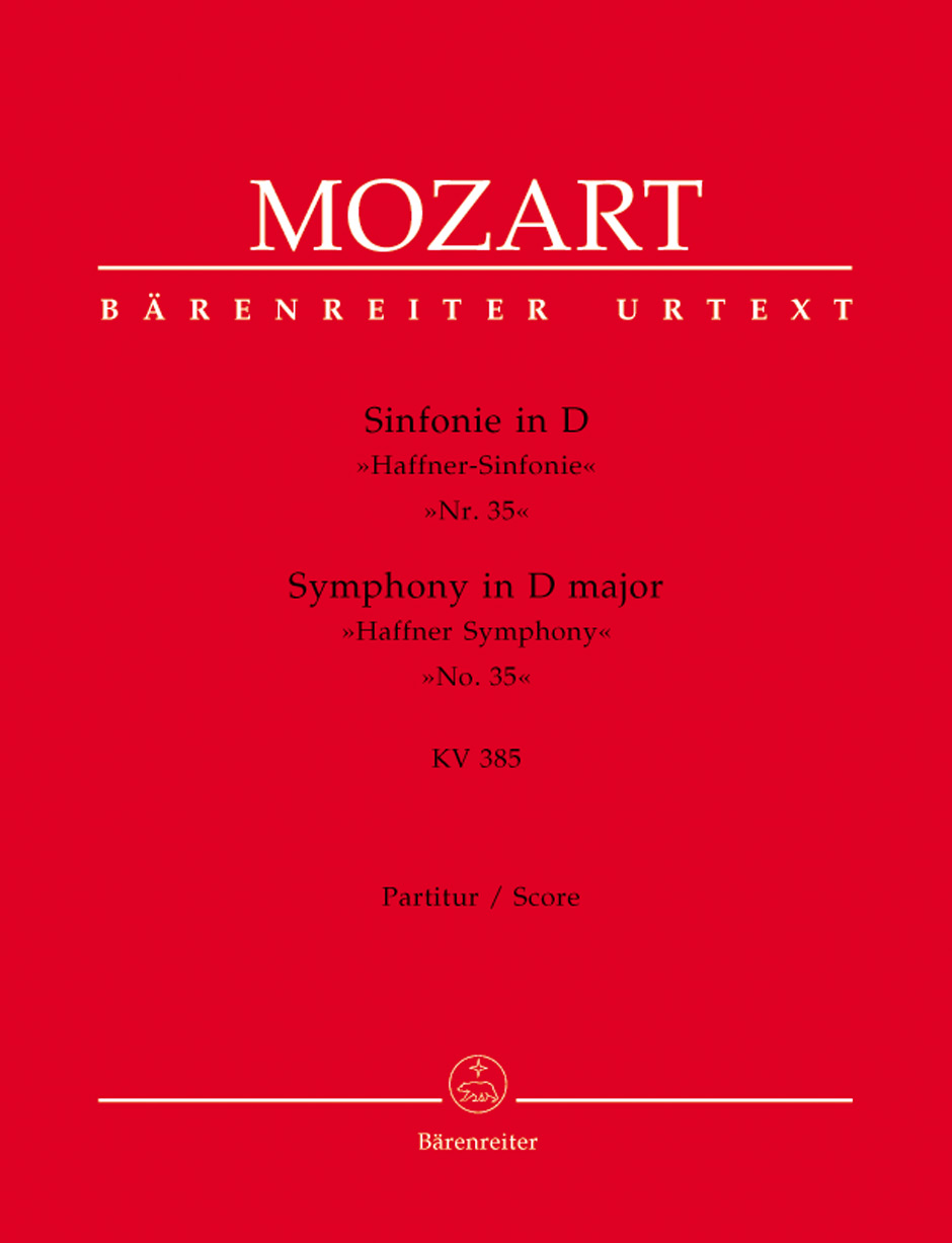 MOZART W.A. - SINFONIA RE M KV 385 Nº 35 HAFFNER DIRECTOR URTEXT