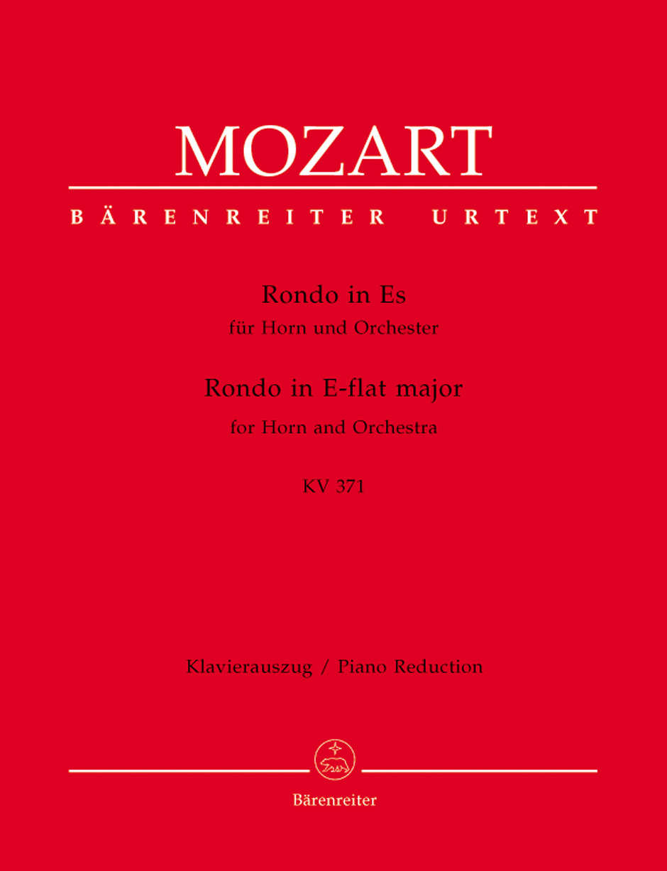 MOZART W.A. - CONCIERTO RONDO KV 371 MIb M URTEXT TROMPA