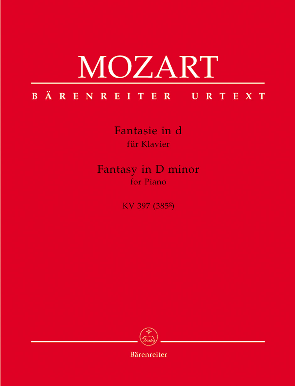MOZART W.A.- FANTASIA RE m KV.397 URTEXT DIGITADA