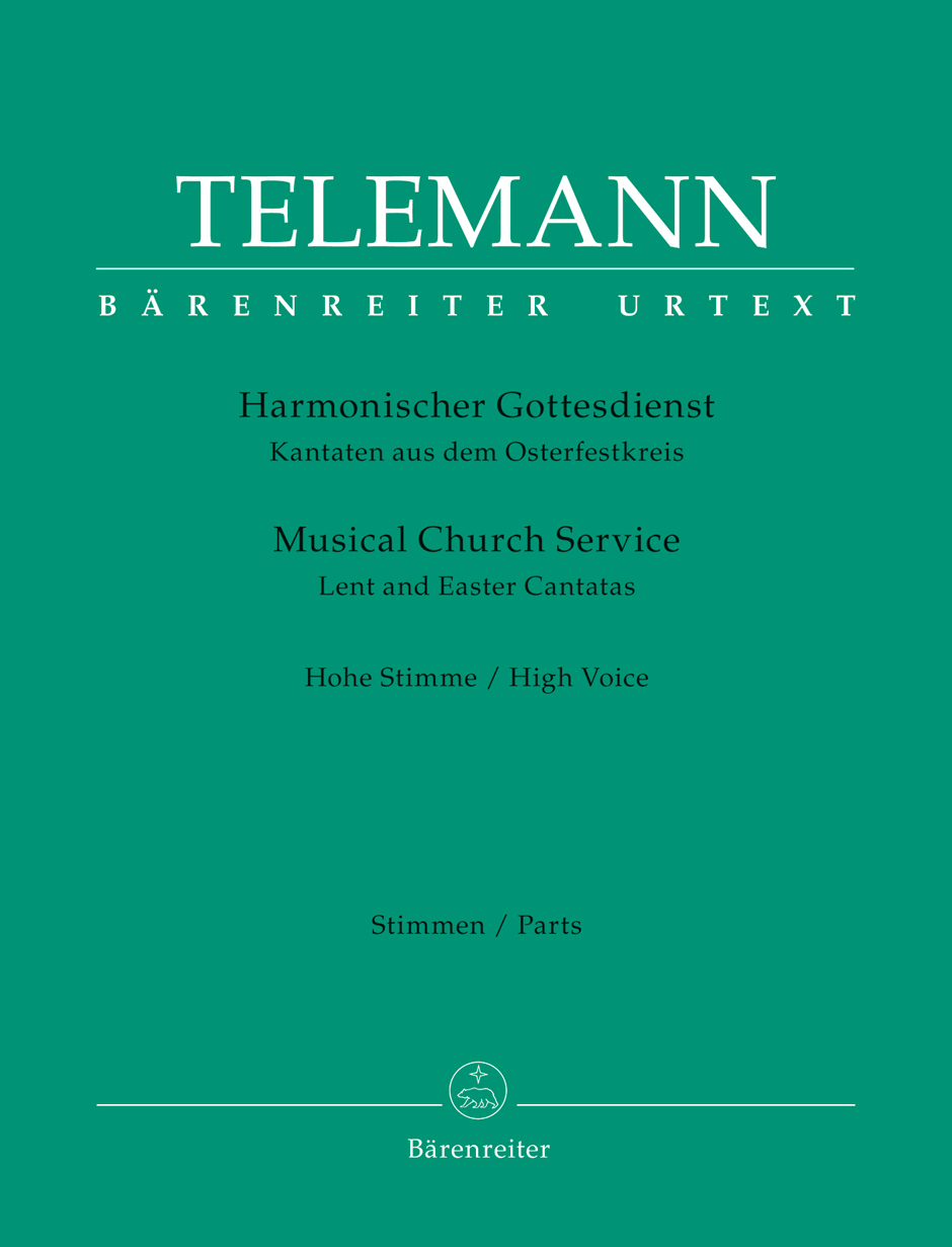 TELEMANN G.P - MUSICAL CHURCH SERVICES CANTATAS (VOZ ALTA) PARTES